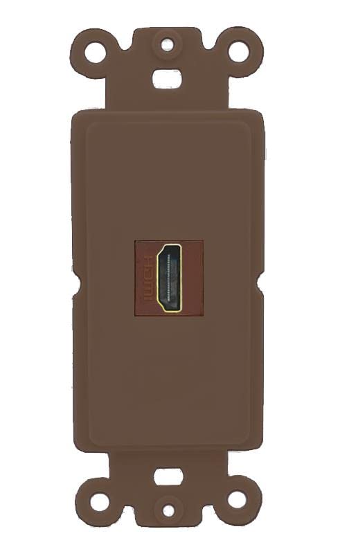 Riteav decorativo 1 Gang piastra a muro 3 porte – CAT6 (avorio Riteav decorativo 1 Gang piastra a muro 3 porte – CAT6 (avorio