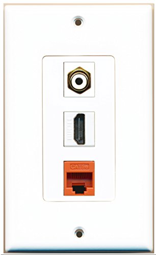Riteav 1 USB a/a, per computer & Printer Wall Plate