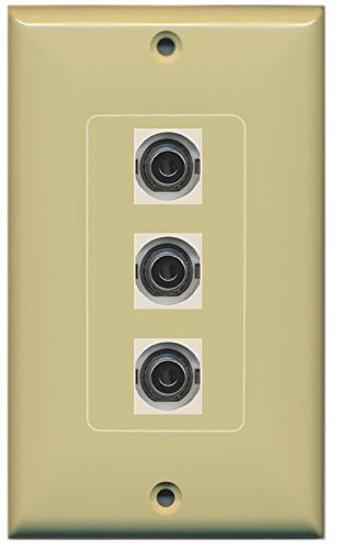 Piastra A Muro 1 Gang Riteav - Porte Coassiale, CAT6 E HDMI In Avorio Piastra A Muro 1 Gang Riteav - Porte Coassiale, CAT6 E HDMI In Avorio