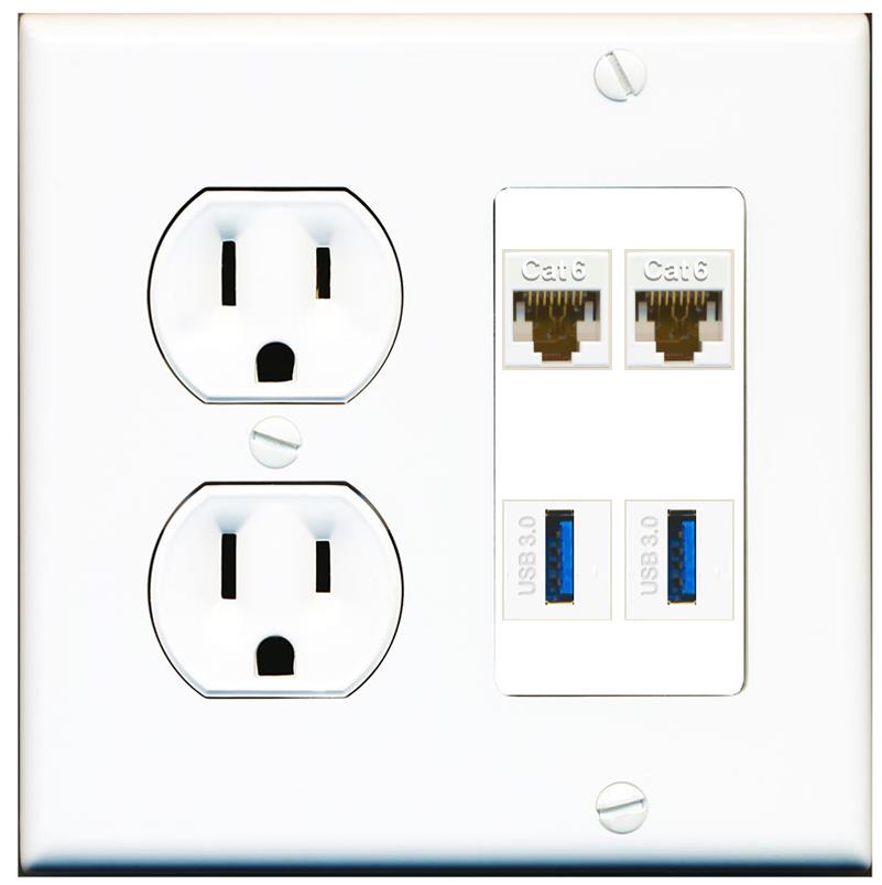 Avolt Multipresa Da Parete Square 2 USB-C, Bianco Opale, Avolt X Martinelli Luce Avolt Multipresa Da Parete Square 2 USB-C, Bianco Opale, Avolt X Martinelli Luce