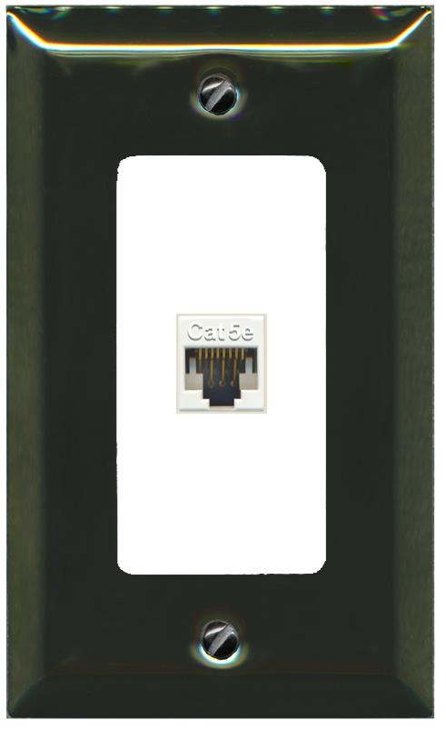 RiteAV - Piastra da parete a 4 porte HDMI 1 USB A-A 1 Cat5e Ethernet