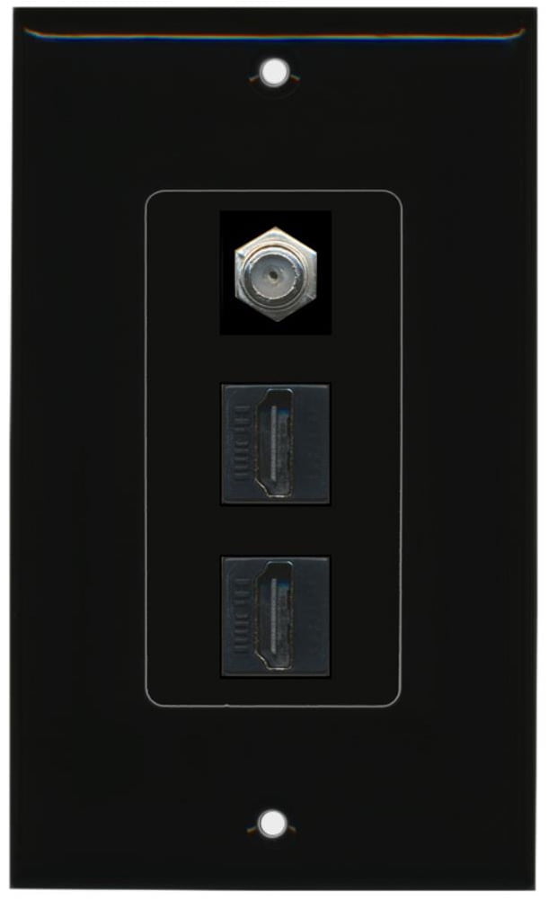Nedis Scatola di montaggio a parete a doppia porta HDMI (montaggio a incasso) - HDMI