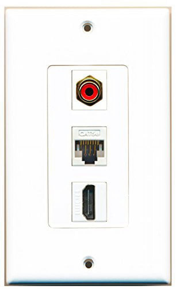 Scatola Antenna TV Riteav 1 Cavo Coassiale TV Tipo F 2 Porte USB A-a E Scatola Antenna TV Riteav 1 Cavo Coassiale TV Tipo F 2 Porte USB A-a E