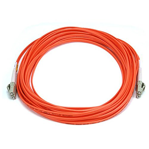 Monoprice 106352 10-Meters LC/LC Multi Mode Duplex Fiber Optic Cable - Orange