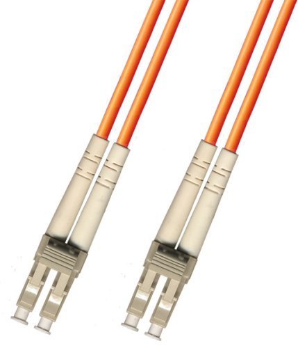 100 Meter Multimode Duplex Fiber Optic Cable (50/125) - LC to LC - Orange