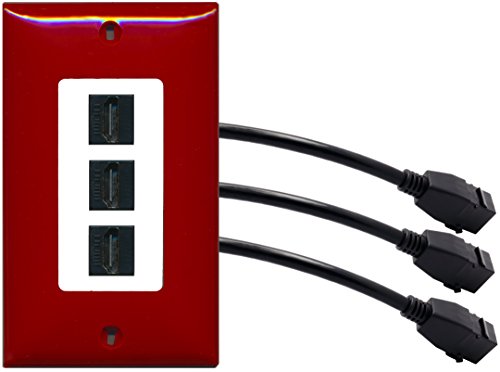 Single HDMI Wall Plate Pigtail - –