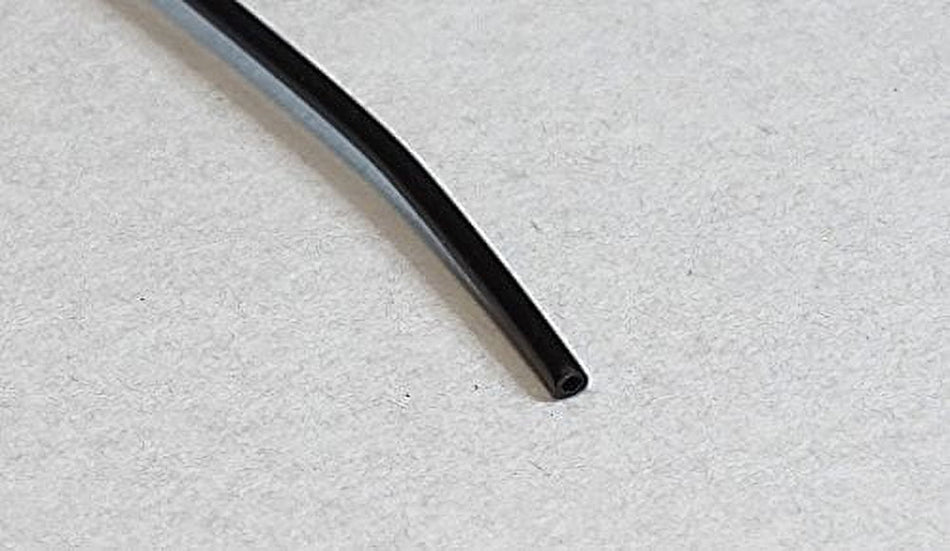 RiteAV 10M 3mm Black Fiber Optic Cable Bulk Raw Furcation Tubing Jacketing