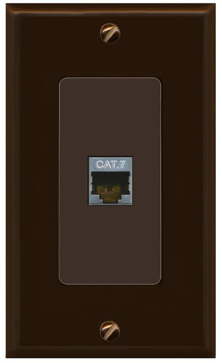 CAT7 Wall Plate [Brown]