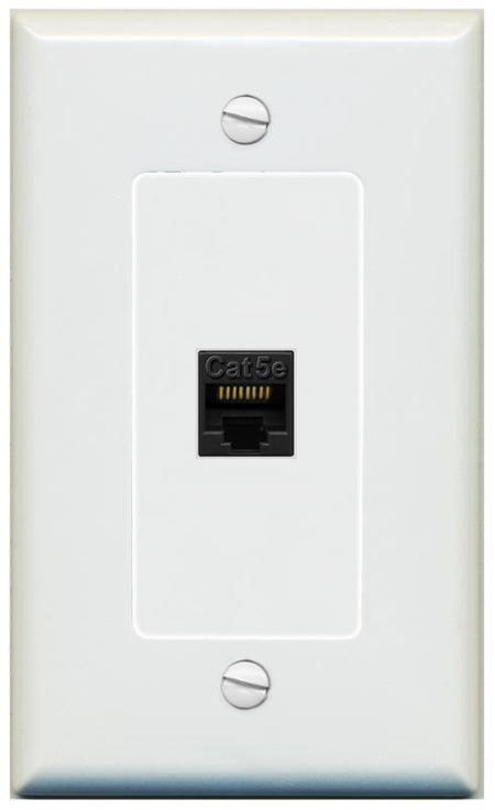 CAT5E-BLACK Wall Plate [Gray]