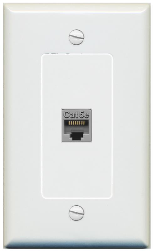 CAT5E-GRAY Wall Plate [Gray]