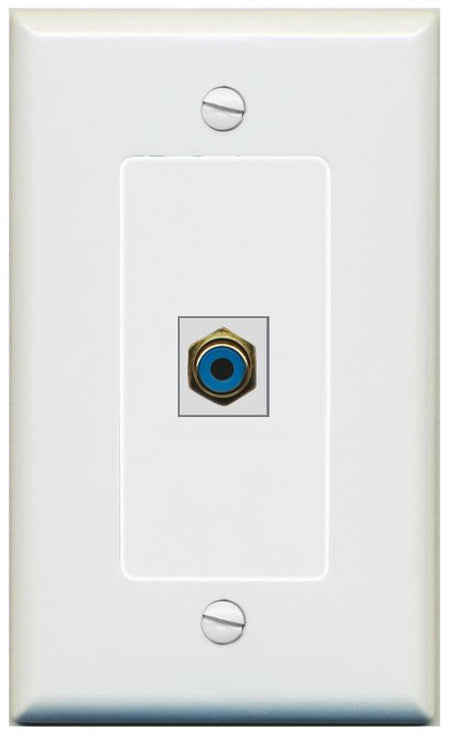 RCA-BLUE Wall Plate [Gray]