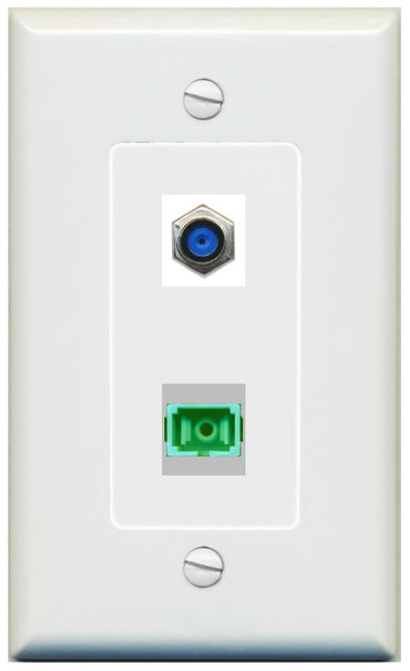 1 F81 1 SC-APC-SX Wall Plate [Gray]