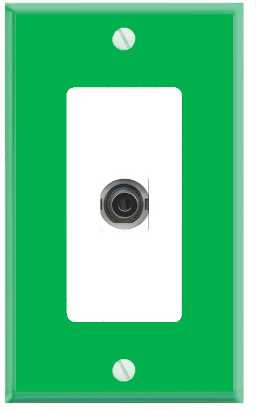RiteAV 3-5MM Wall Plate [Green-White]