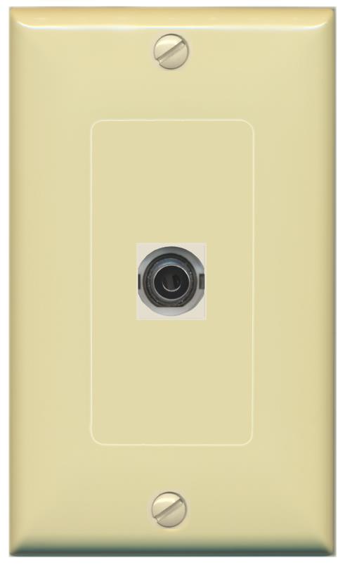 RiteAV -3.5mm Wall Plate [Ivory]