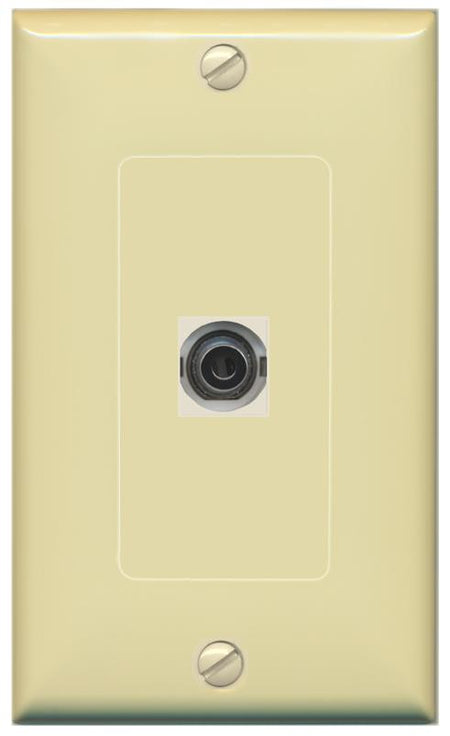 RiteAV -3.5mm Wall Plate [Ivory]