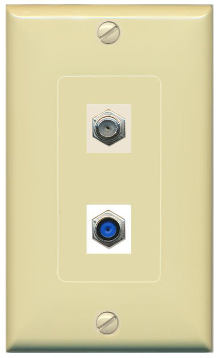 COAX F81 Wall Plate [Ivory]