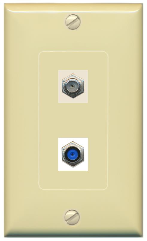 COAX F81 Wall Plate [Ivory]