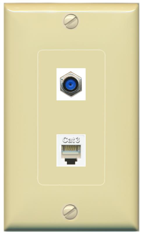 F81 PHONE Wall Plate [Ivory]