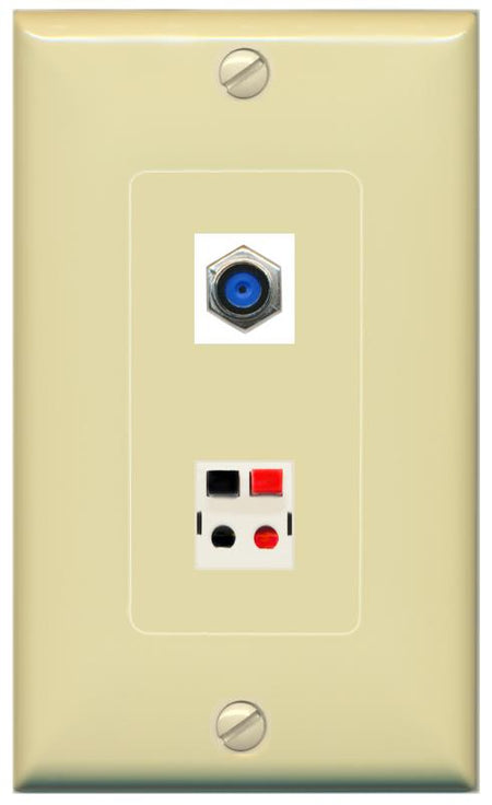 F81 SPEAKER Wall Plate [Ivory]
