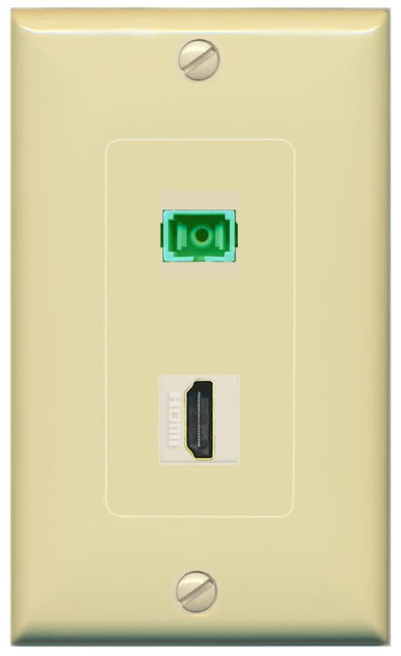 HDMI SC-APC-SX Wall Plate [Ivory]