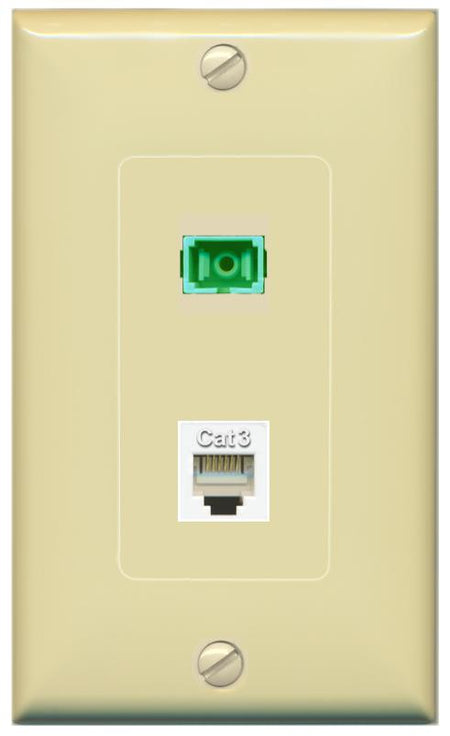 PHONE SC-APC-SX Wall Plate [Ivory]
