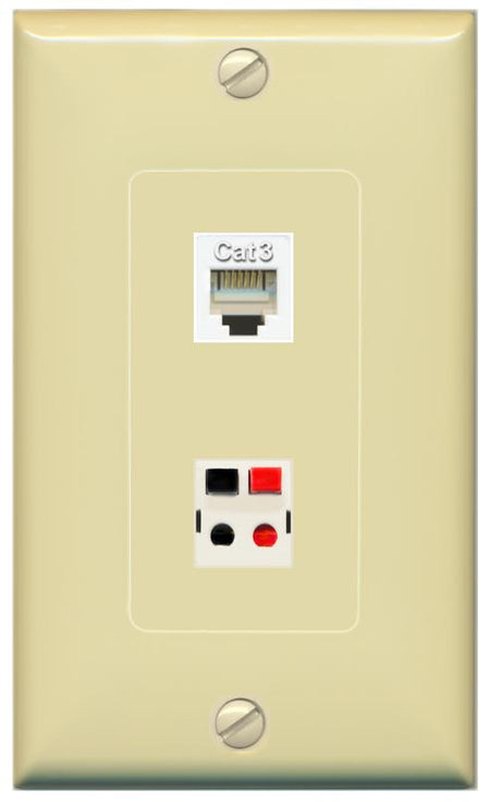 PHONE SPEAKER Wall Plate [Ivory]