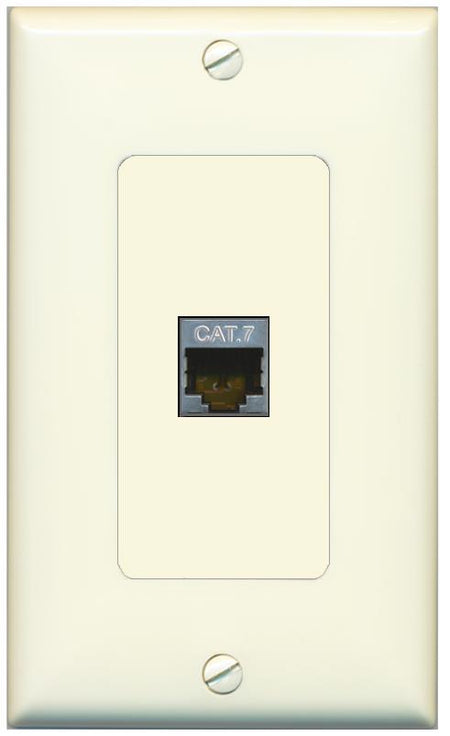 CAT7 Wall Plate [Light-almond]