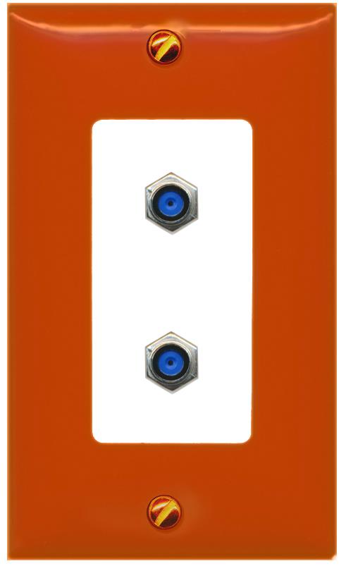 RiteAV 2 F81 Wall Plate [Orange/White]