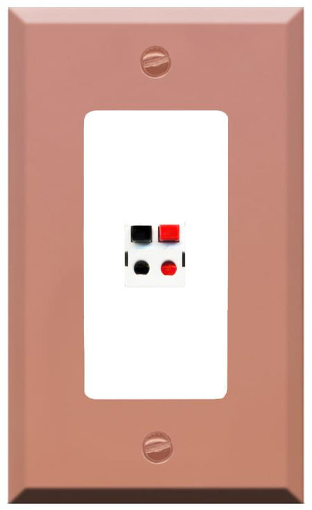 RiteAV SPEAKER Wall Plate [Rose Gold-White]