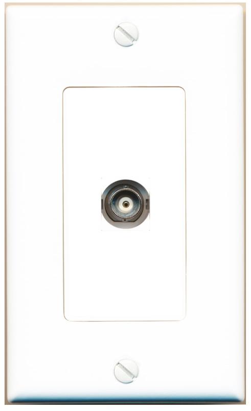 BNC Wall Plate [White]