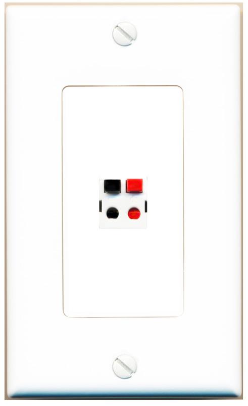 SPEAKER Wall Plate [White]