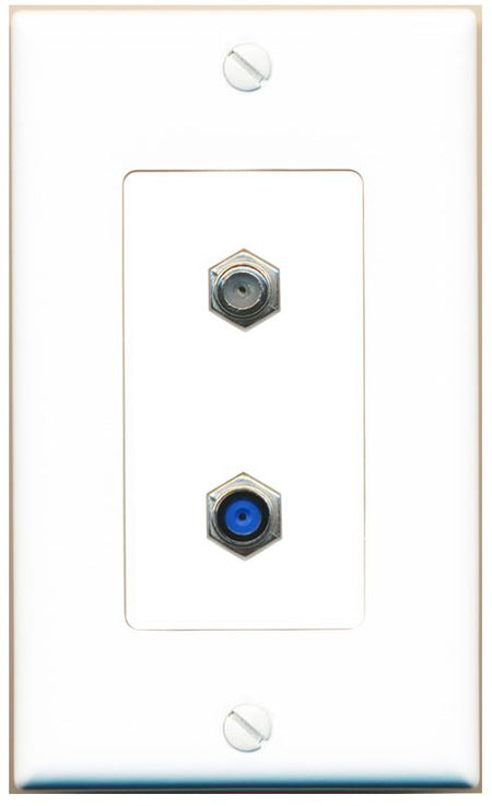 COAX F81 Wall Plate [White]