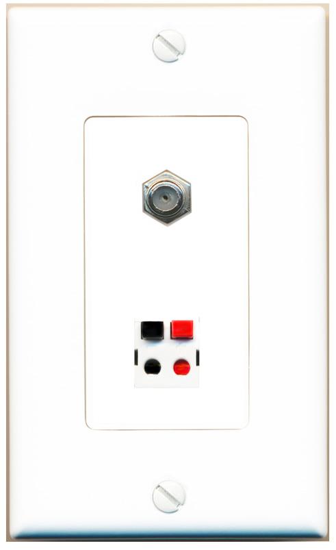 COAX SPEAKER Wall Plate [White]