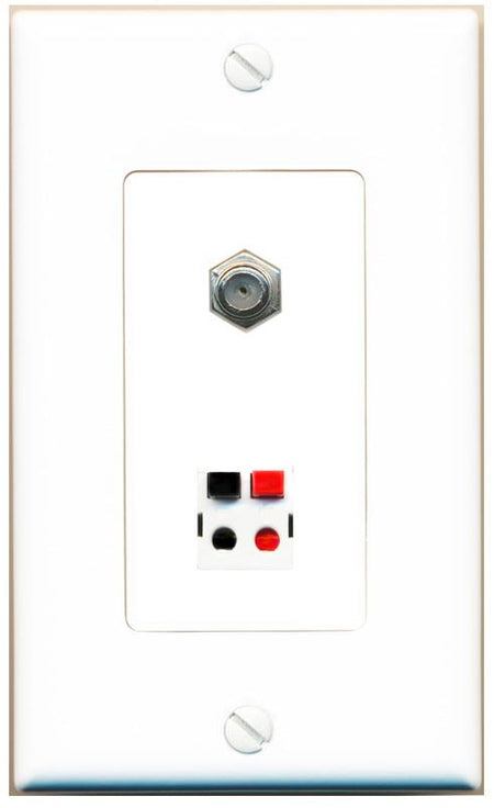 COAX SPEAKER Wall Plate [White]