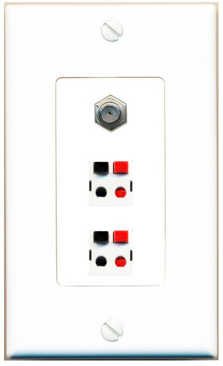 COAX 2 SPEAKER Wall Plate [White]
