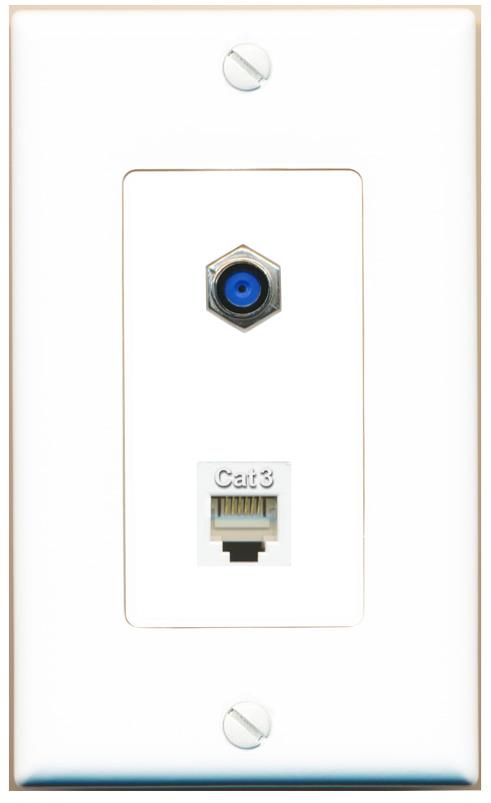 F81 PHONE Wall Plate [White]