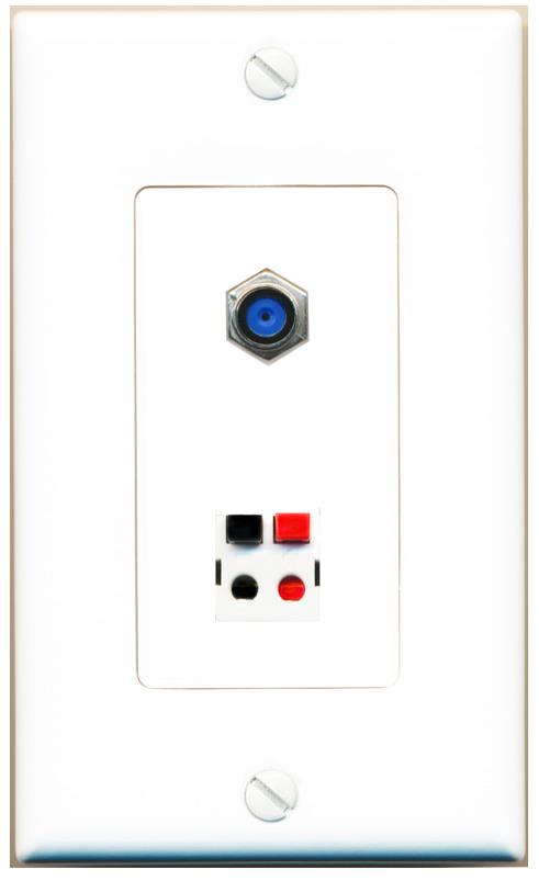 F81 SPEAKER Wall Plate [White]