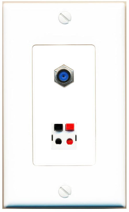 F81 SPEAKER Wall Plate [White]