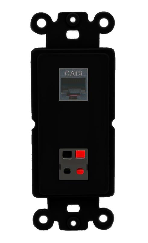 PHONE SPEAKER Wall Plate [Black]