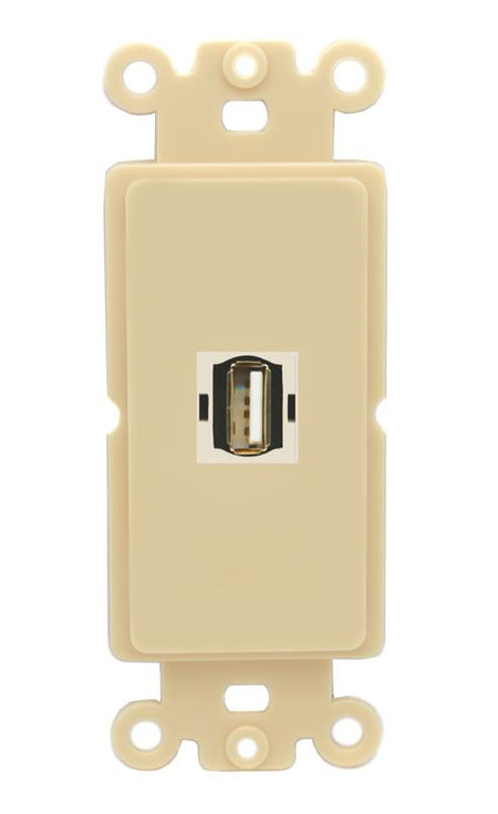 RiteAV USB2 Wall Plate Rocker Module [Ivory]