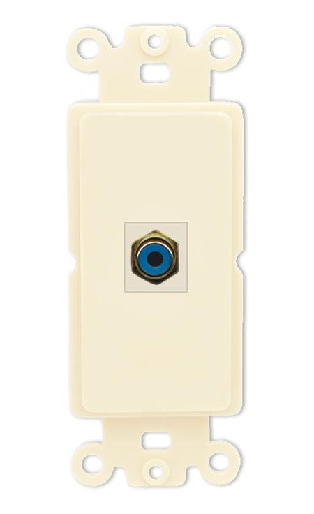 RiteAV RCA-BLUE Wall Plate Rocker Module [Light Almond]