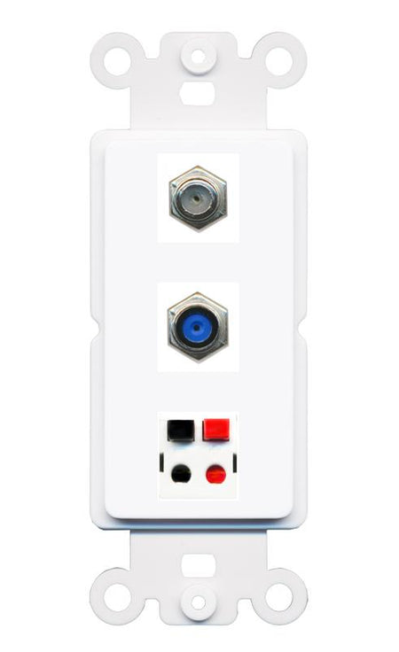 COAX F81 SPEAKER Wall Plate [White]