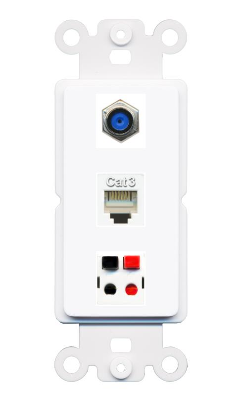 F81 PHONE SPEAKER Wall Plate [White]