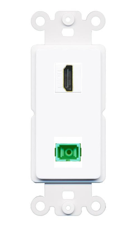 HDMI-WHITE SC-APC-SX Rocker Insert Module Wall Plate [White]
