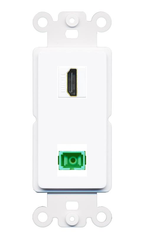 HDMI-WHITE SC-APC-SX Rocker Insert Module Wall Plate [White]