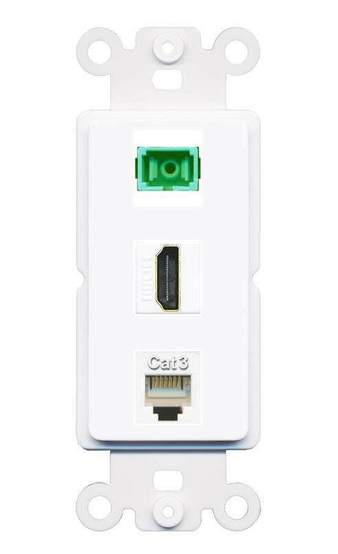HDMI PHONE SC-APC-SX Wall Plate [White]