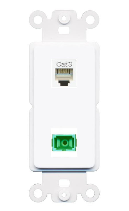 PHONE SC-APC-SX Rocker Insert Module Wall Plate [White]