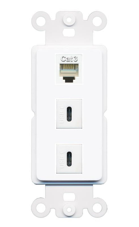 PHONE 2 USBC Wall Plate [White]