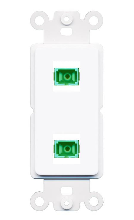 2 SC-APC-SX Rocker Insert Module Wall Plate [White]