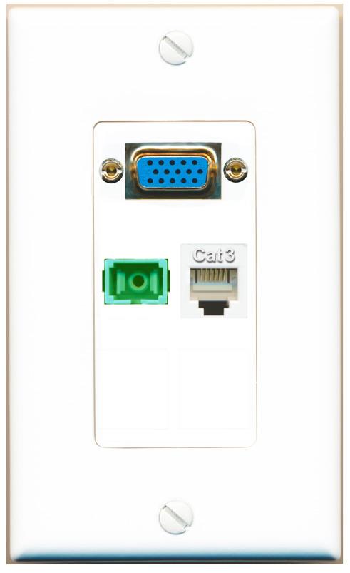 1 PHONE 1 SC-APC-SX Wall Plate [White]